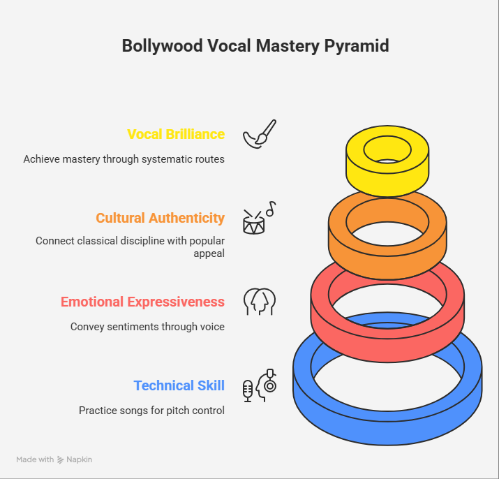 Old bollywood vocal mastery pyramid