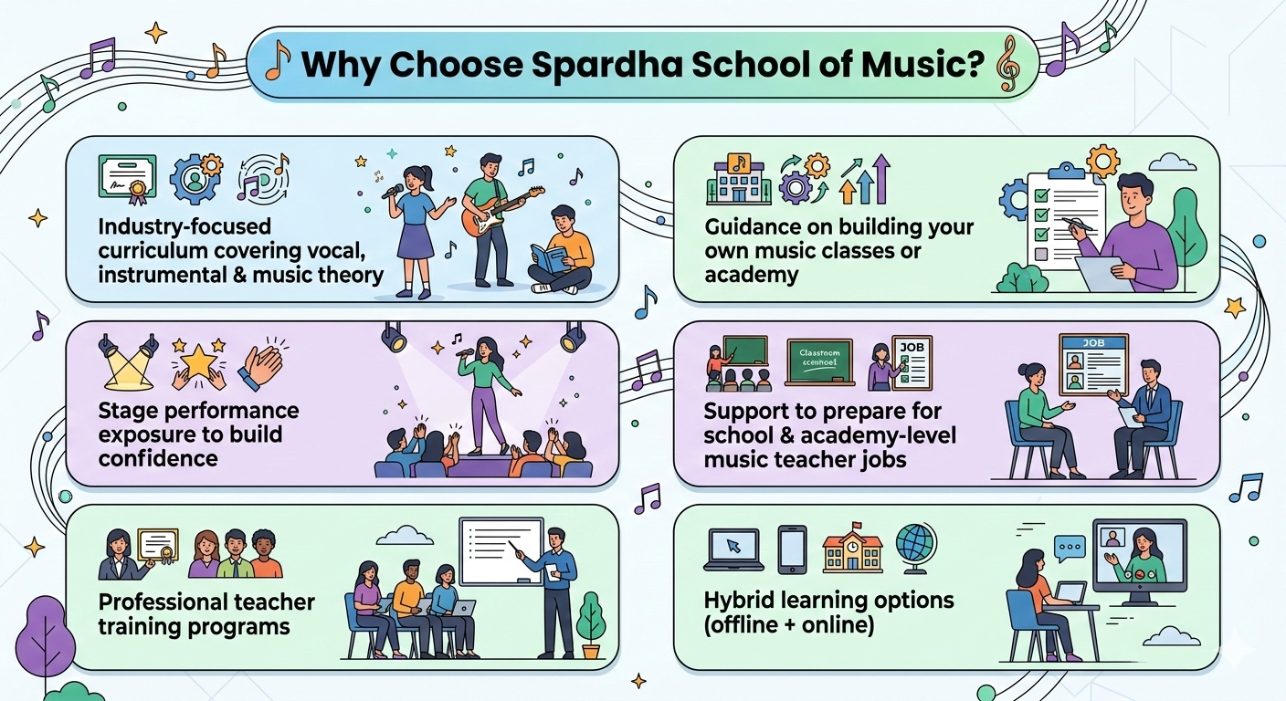 Why Choose Spardha School of Music&nbsp;