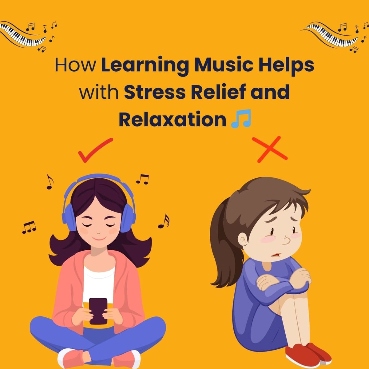 How Learning Music Helps with Stress Relief and Relaxation 🎵